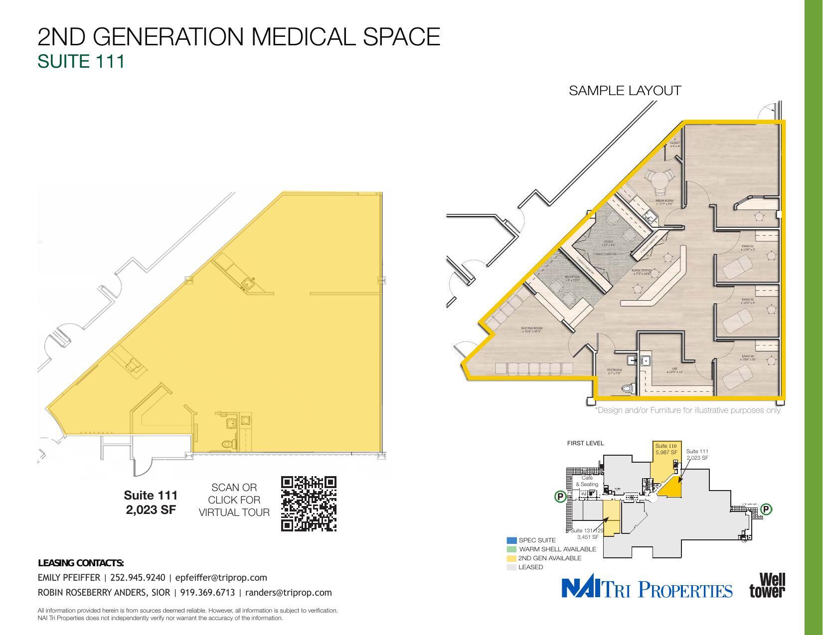 8300 Health Park, Raleigh, NC for lease Floor Plan- Image 1 of 1