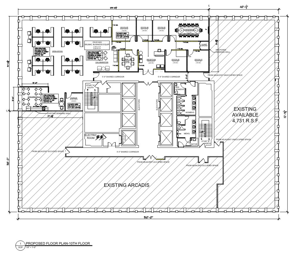 100 Chestnut St, Rochester, NY à louer Plan d’étage- Image 1 de 1