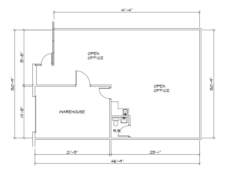 1325 Whitlock Ln, Carrollton, TX à louer Plan d’étage- Image 1 de 1