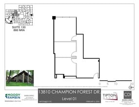 13810 Champion Forest Dr, Houston, TX for lease Site Plan- Image 1 of 1
