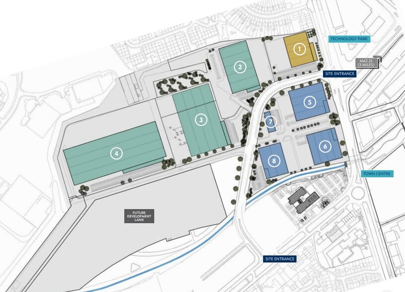 1 Bristol Rd, Birmingham à louer - Plan de site - Image 2 de 2