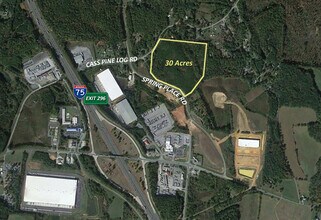 50 Spring Place Rd NW, Cartersville, GA - AÉRIEN  Vue de la carte - Image1