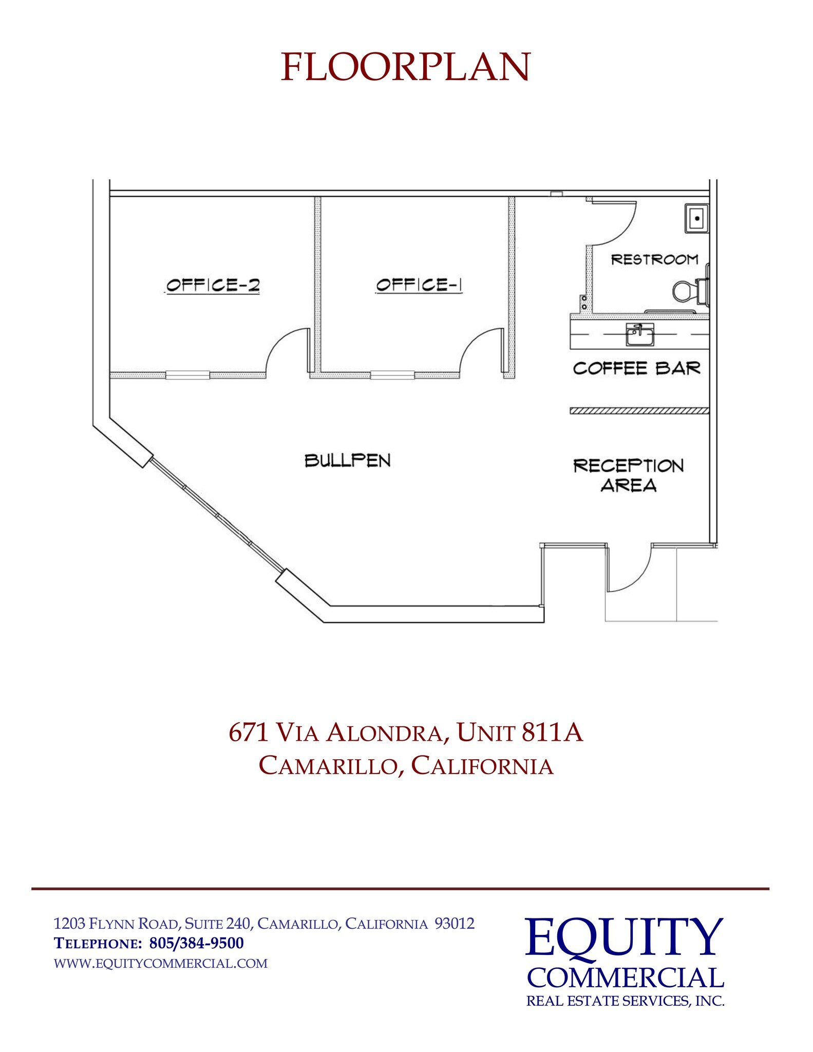 671 Via Alondra, Camarillo, CA for lease Site Plan- Image 1 of 8
