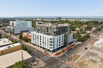 1275 N Santa Fe Dr, Denver, CO - Aérien Vue de la carte