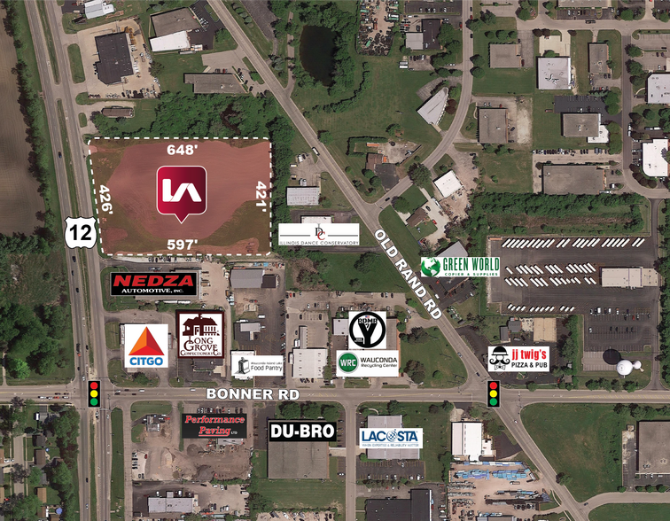 28629 N Rt 12 Hwy, Wauconda, IL à vendre - Aérien - Image 1 de 15