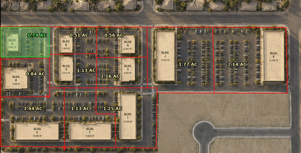 400 W Merrill Rd., Washington, UT for sale - Site Plan - Image 1 of 3