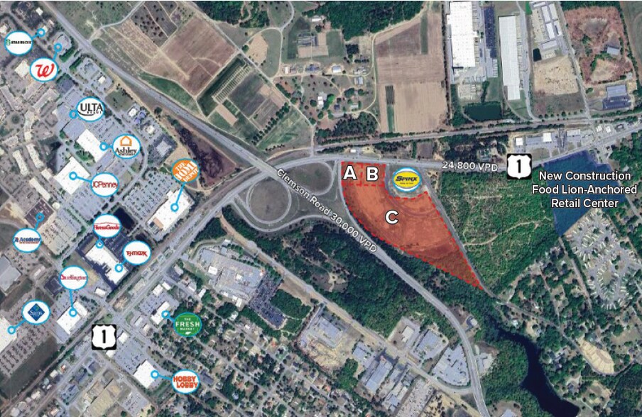 10444 Two Notch Rd, Columbia, SC à vendre - Photo du bâtiment - Image 3 de 4