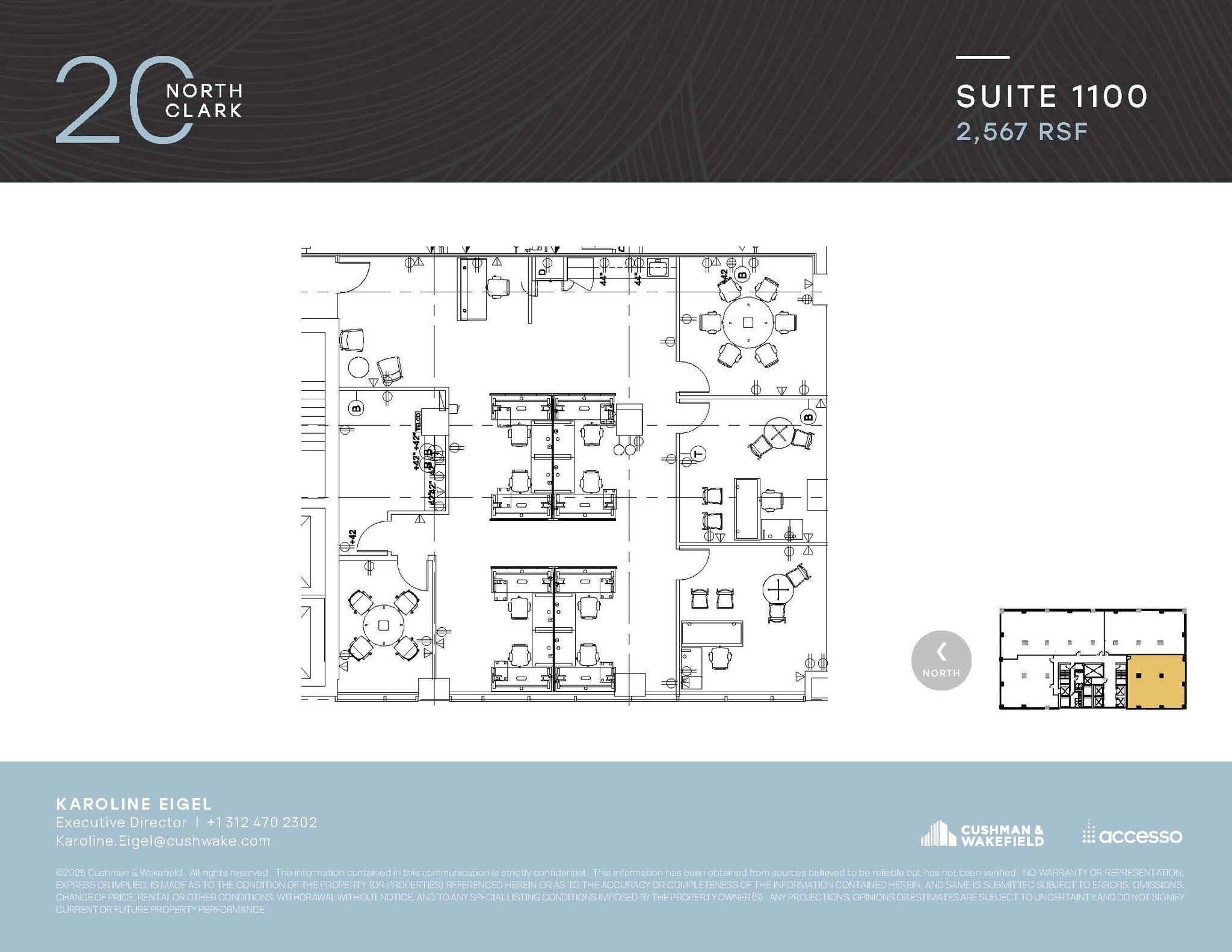 20 N Clark St, Chicago, IL for lease Floor Plan- Image 1 of 1