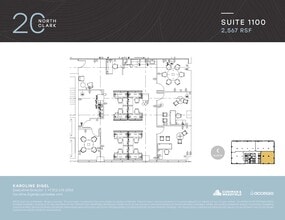 20 N Clark St, Chicago, IL for lease Floor Plan- Image 1 of 1