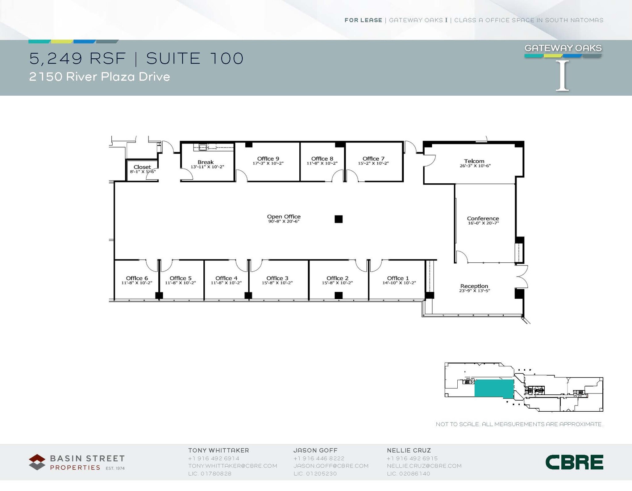 2150 River Plaza Dr, Sacramento, CA à louer Plan d’étage- Image 1 de 1