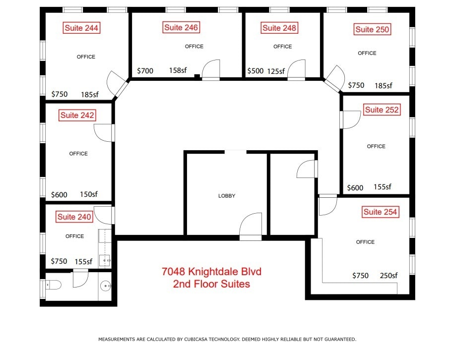 7048 E Knightdale Blvd, Knightdale, NC for lease Floor Plan- Image 1 of 1