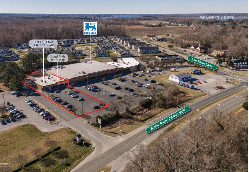3217-3219 Bridge Rd, Suffolk, VA for sale - Aerial - Image 2 of 3