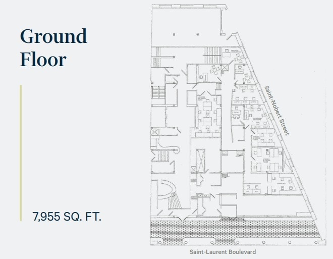 2095-2101 Boul Saint-Laurent, Montréal, QC for lease Floor Plan- Image 1 of 1