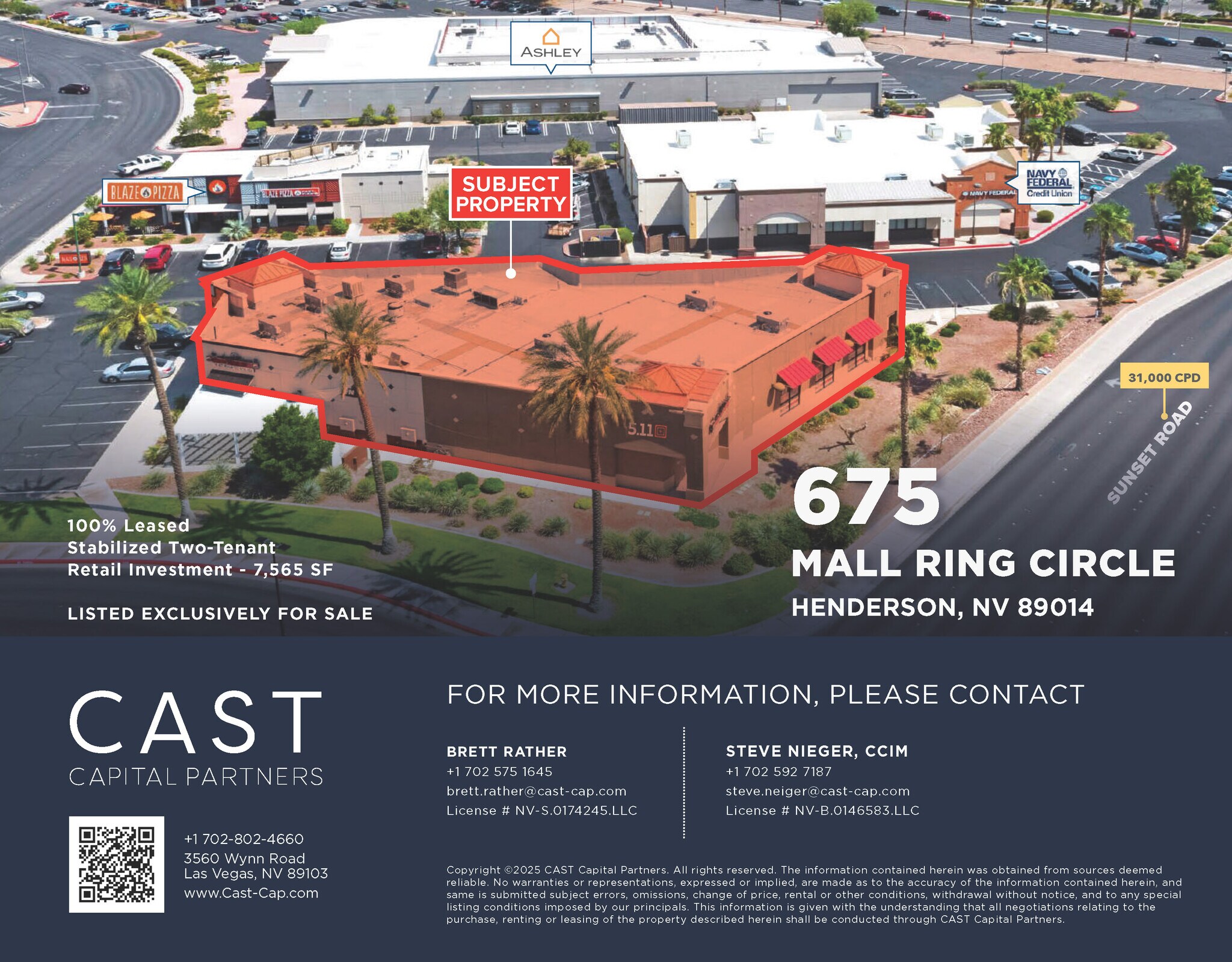 675 Mall Ring Cir, Henderson, NV à vendre Photo principale- Image 1 de 2