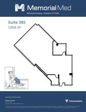 9432 Katy Fwy, Houston, TX à louer Plan d’étage- Image 1 de 1