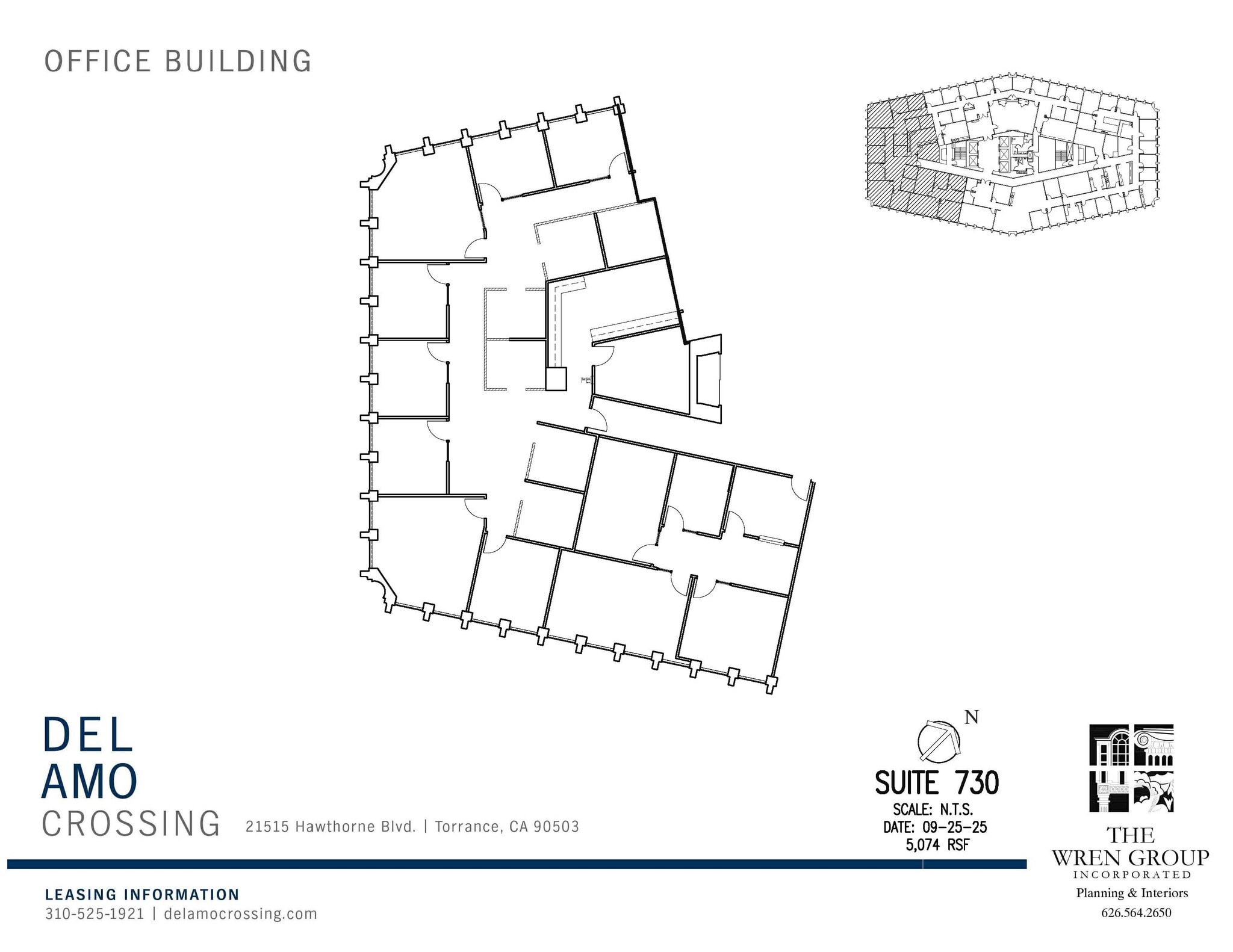 21515 Hawthorne Blvd, Torrance, CA for lease Floor Plan- Image 1 of 2