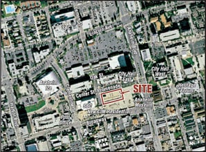 190 W Center Street Promenade, Anaheim, CA - AERIAL map view