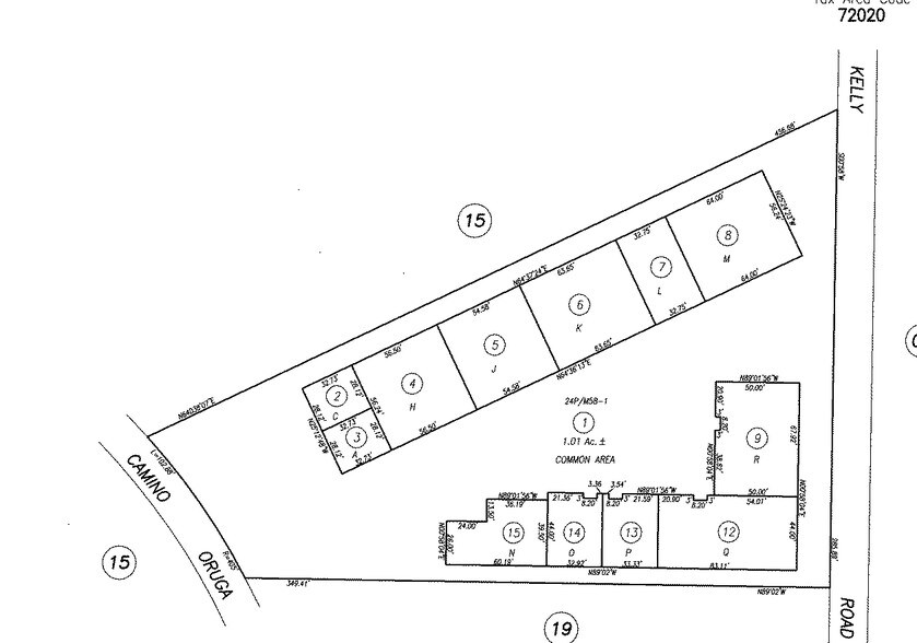 194 Camino Oruga, Napa, CA à louer - Plan cadastral - Image 2 de 4
