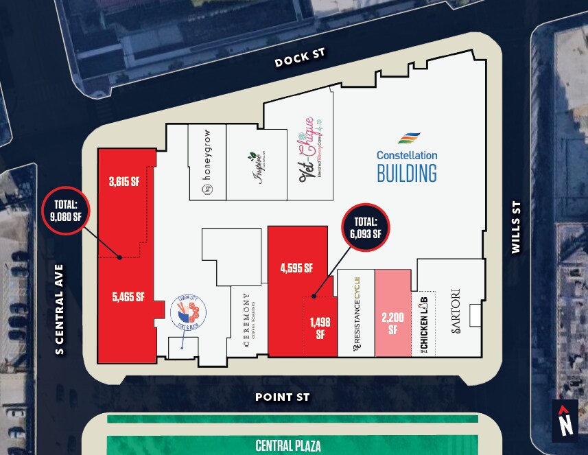 1310 Point St, Baltimore, MD for lease Floor Plan- Image 1 of 1