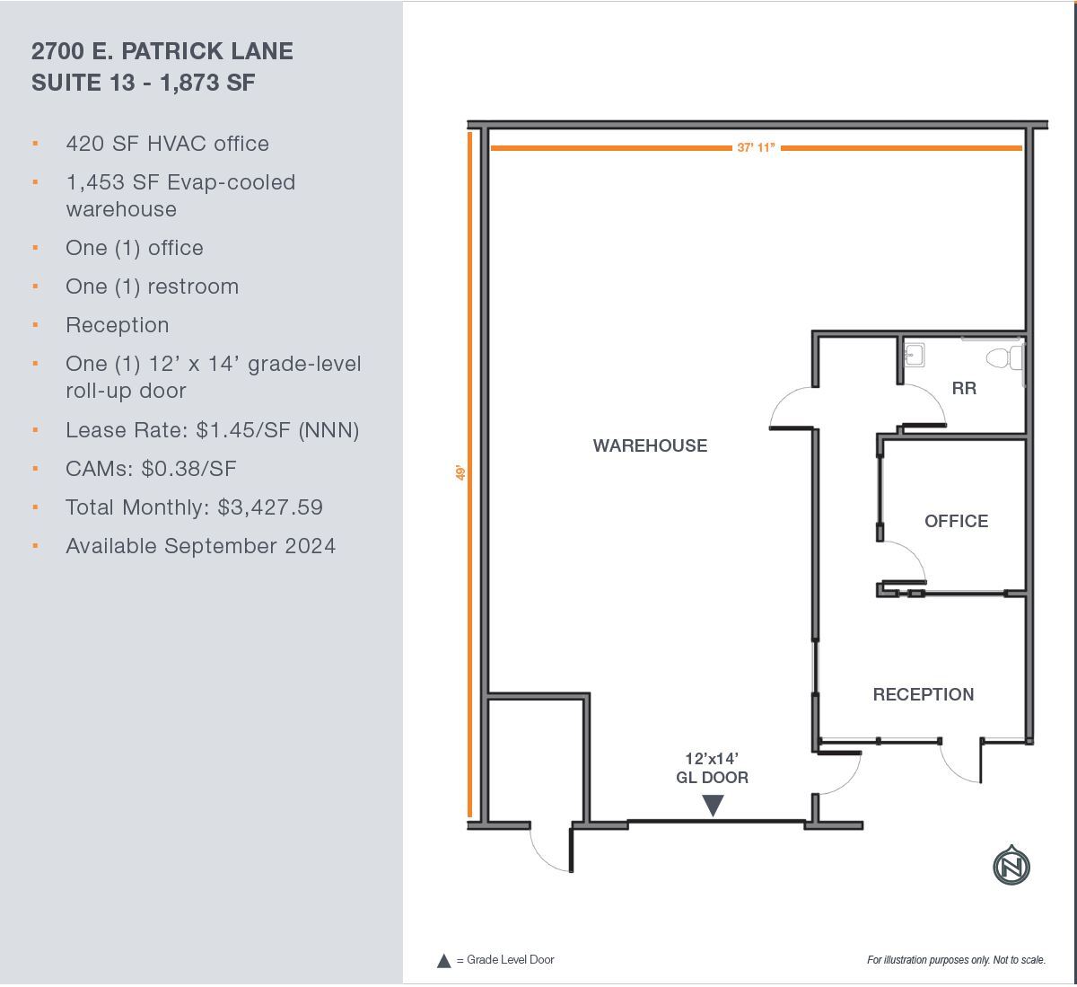 2700 E Patrick Ln, Las Vegas, NV à louer Plan d’étage- Image 1 de 1