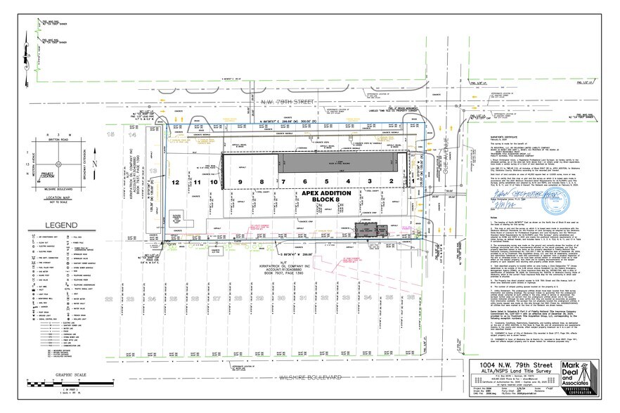 1004 NW 79th St, Oklahoma City, OK à vendre - Plan de site - Image 2 de 2