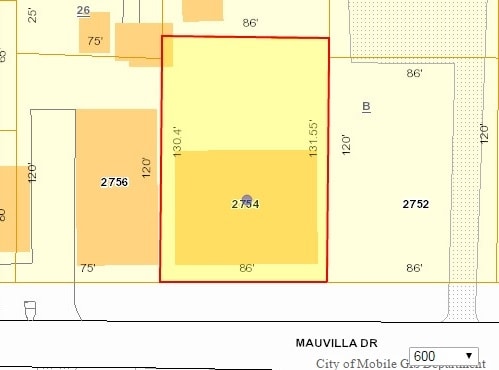 2754 Mauvilla Dr, Mobile, AL for sale - Plat Map - Image 3 of 5