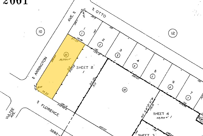 9047 Florence Ave, Downey, CA for lease - Plat Map - Image 2 of 6