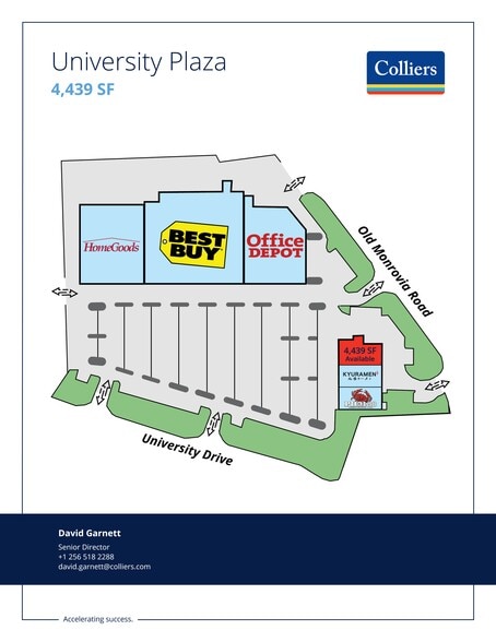 5850 University Dr NW, Huntsville, AL à louer - Plan de site - Image 1 de 8