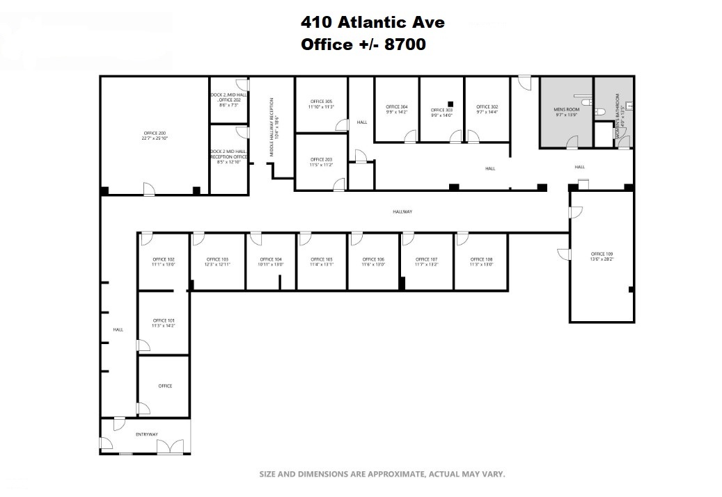 410 Atlantic Ave, Rochester, NY à louer Plan d  tage- Image 1 de 6