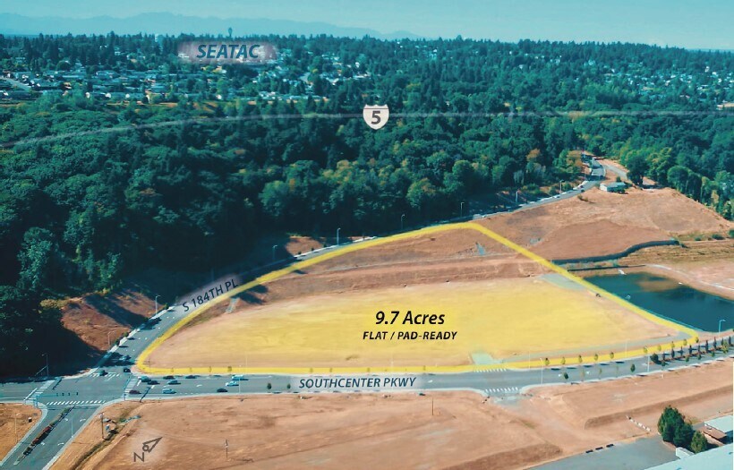 18301 Southcenter, Tukwila, WA à louer Aérien- Image 1 de 2