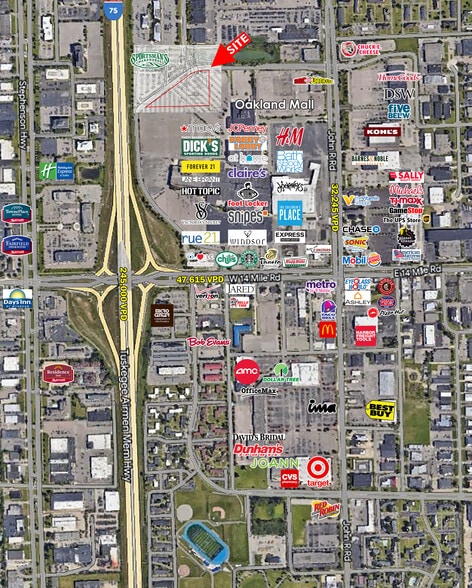 Elliott St, Troy, MI for lease - Aerial - Image 2 of 3