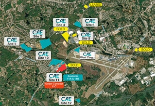 Platt Springs Rd and Lake Dogwood Dr, West Columbia, SC - Aérien  Vue de la carte