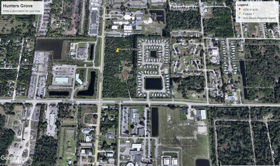 4206 41st St, Vero Beach, FL à vendre - Aérien - Image 2 de 3