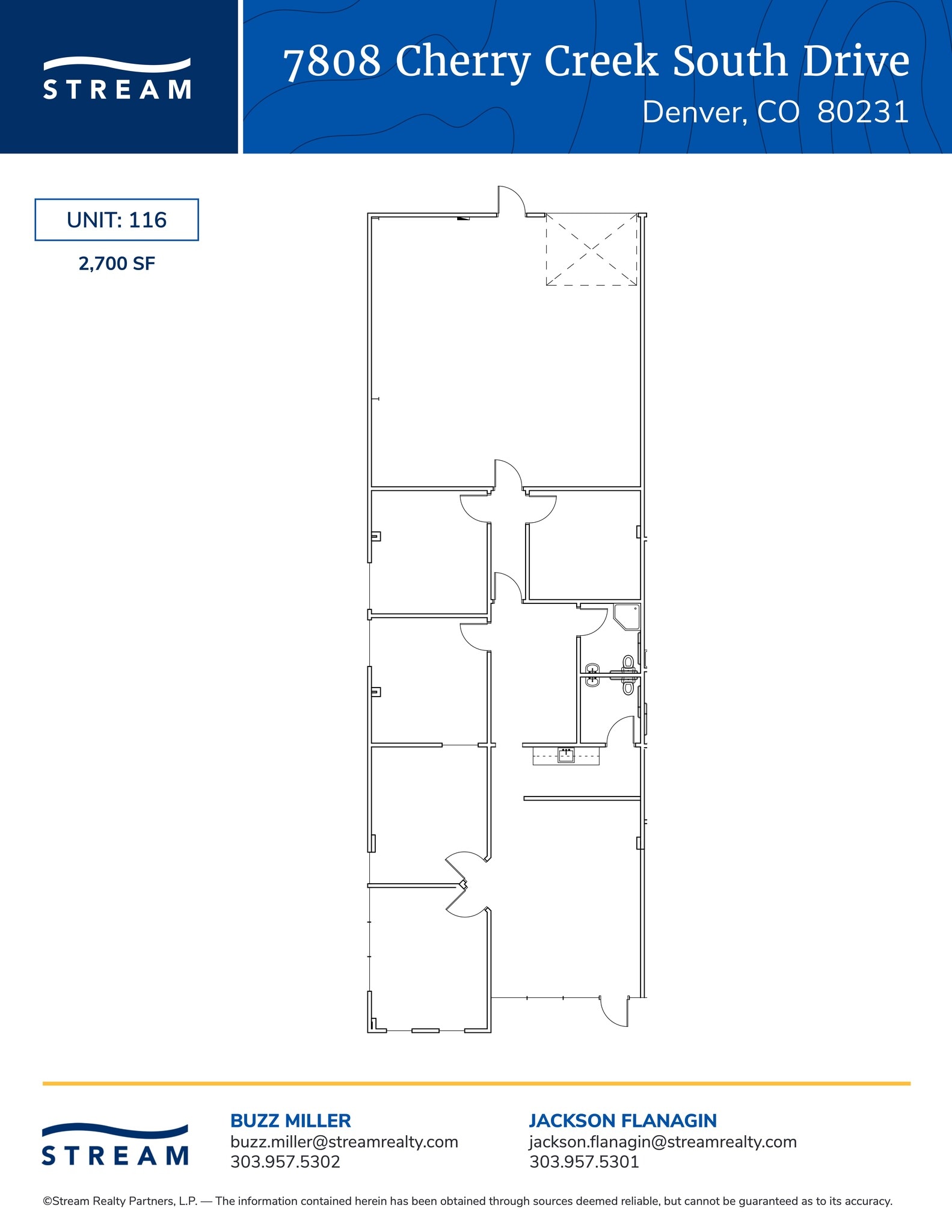 7808 E Cherry Creek South Dr, Denver, CO à louer Plan de site- Image 1 de 1