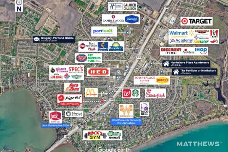 1041 US Highway 181, Portland, TX à vendre - Photo du bâtiment - Image 3 de 3