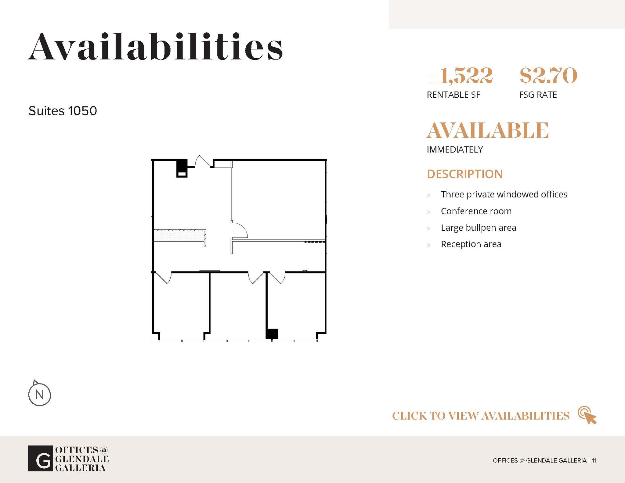 100 W Broadway, Glendale, CA for lease Floor Plan- Image 1 of 1