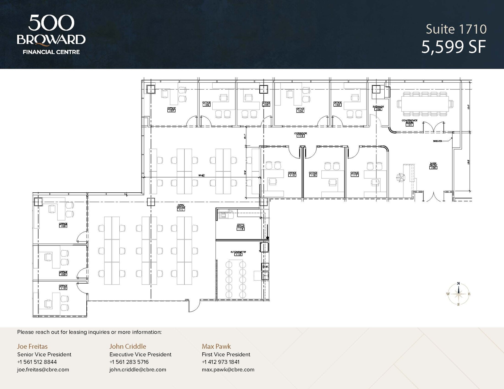 500 E Broward Blvd, Fort Lauderdale, FL for lease Interior Photo- Image 1 of 1