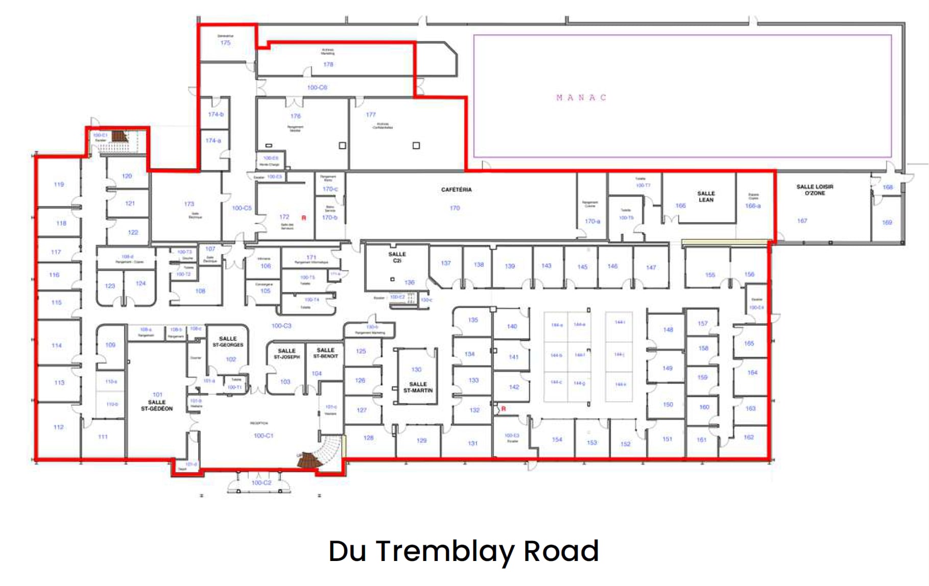 270 Ch du Tremblay, Boucherville, QC à louer Plan d’étage- Image 1 de 1
