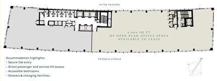 6 Greenwich Peninsula, London for lease Floor Plan- Image 2 of 4