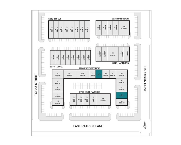 2700 E Patrick Ln, Las Vegas, NV for lease - Site Plan - Image 2 of 7