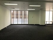 Open plan office space with natural light