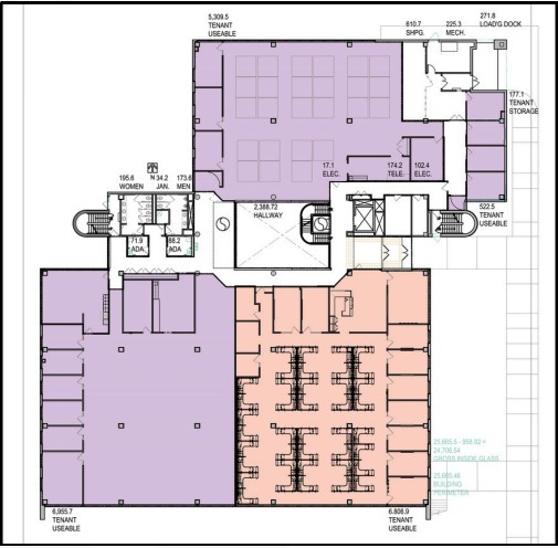 6499 University Ave NE, Fridley, MN à louer Plan d  tage- Image 1 de 2