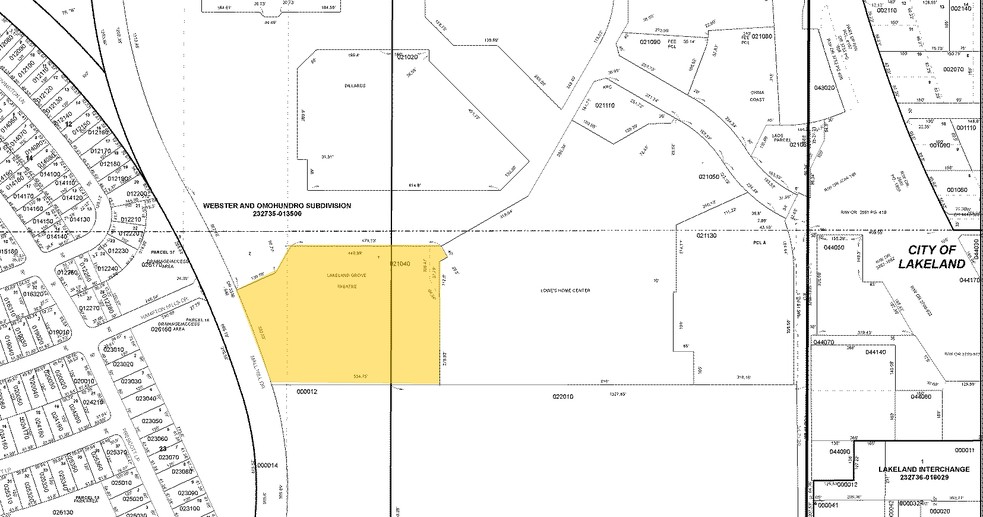 3606 US Highway 98, Lakeland, FL for lease - Plat Map - Image 2 of 4