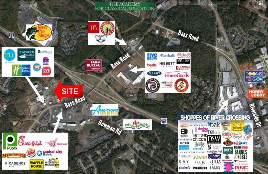 1546 Bass Rd, Macon, GA à vendre - Photo du bâtiment - Image 3 de 3