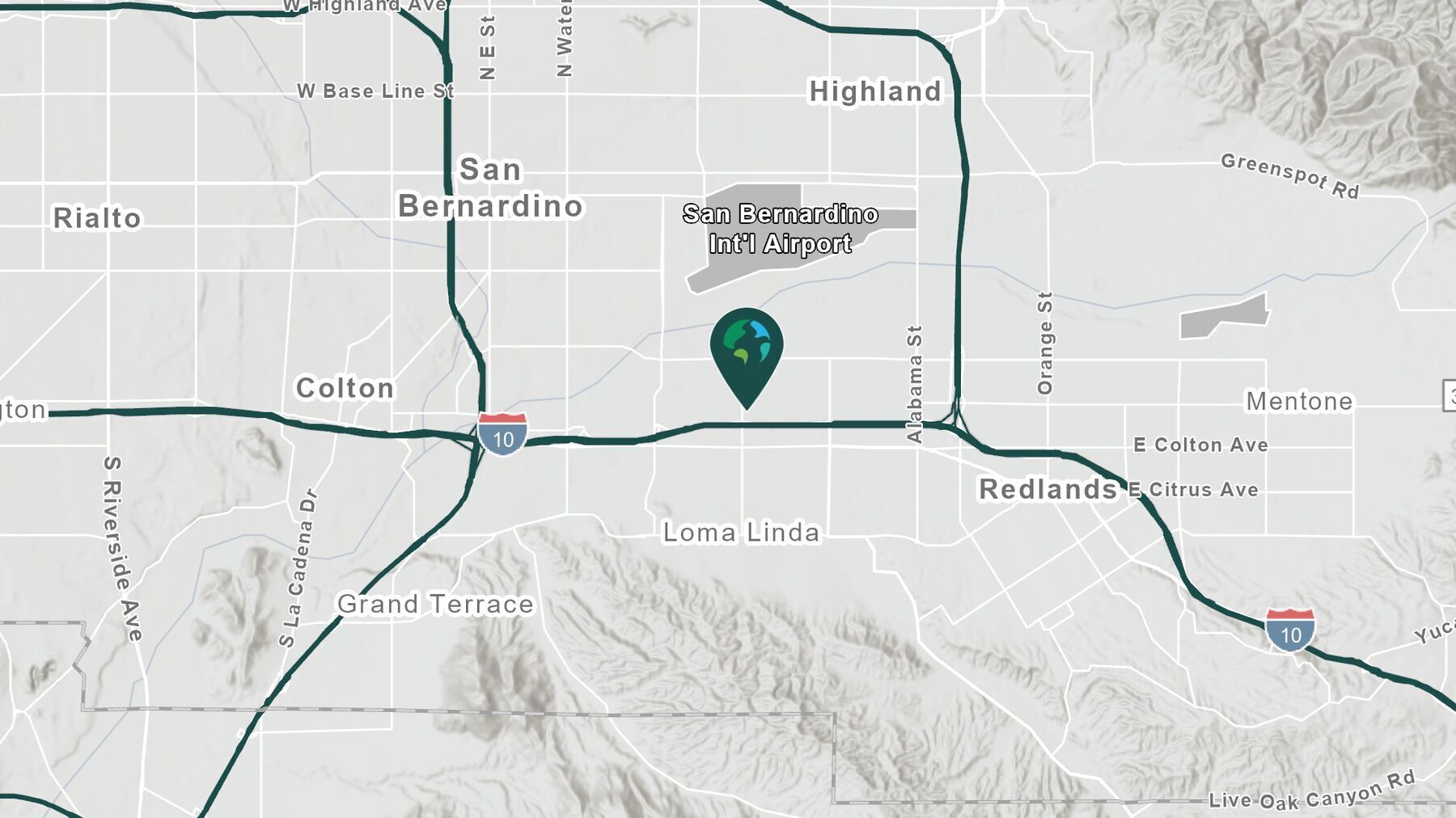 1861 Mountain View, Redlands, CA for lease Aerial- Image 1 of 3