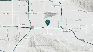 1861 Mountain View, Redlands, CA - AERIAL  map view