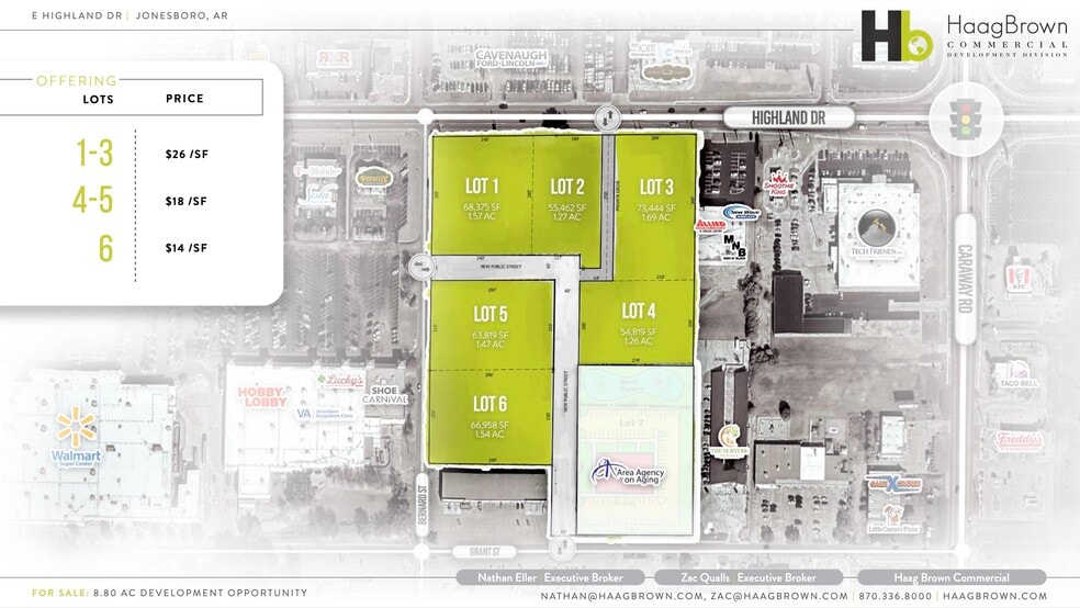 2200 E. Highland Dr., Jonesboro, AR for sale - Site Plan - Image 2 of 5