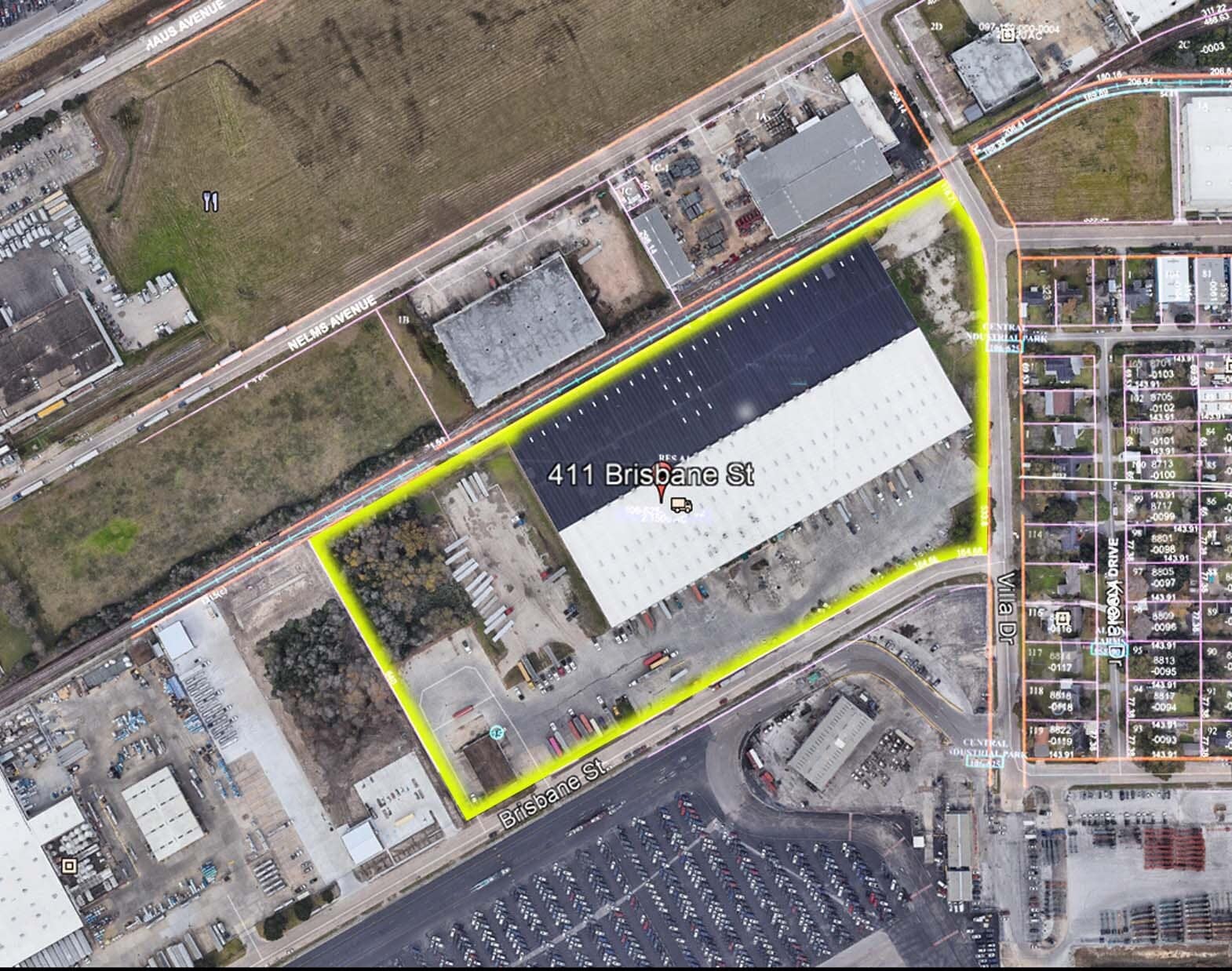 411 Brisbane St, Houston, TX à louer Aérien- Image 1 de 12