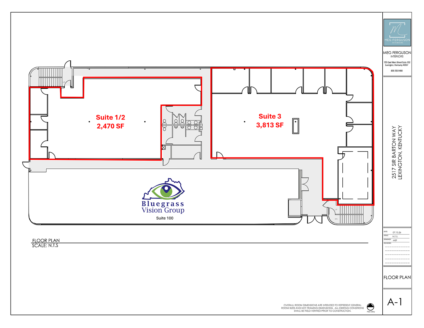 2517 Sir Barton Way, Lexington, KY à louer Plan d’étage- Image 1 de 1