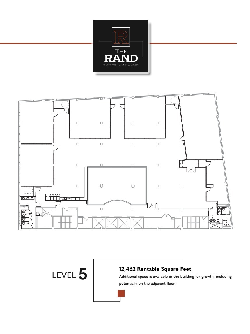 110 E Houston St, San Antonio, TX for lease Floor Plan- Image 1 of 1